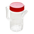 Oil Vinegar Pourer Glass Bottle Sauce Dispenser Pourer Cruet -380ML