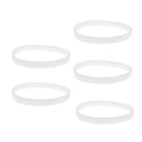 5pcs White Gaskets Rubber Sealing  For Nutri