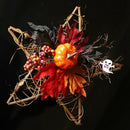 Halloween Pentagram Wall Hanging Ghost Festival Handmade Crafts Home Party  G7I9