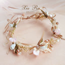Boho Flower Garland Hair Head Band Crown Girl Women Festival Bride Beach Decor.