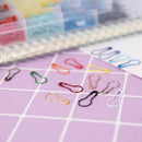 750 Pieces 15 Colors Assorted Bulb Safety Pins Pins Pear Shaped Pins Calaba K5V5