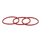40 mm x 36 mm x 2 mm Silicone O Ring Oil Sealing Washers Red 10 Pcs F8C1