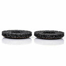 2pcs Abrasive Poly Strip Disc Wheels 46 Grits 115 x 22mm Rust Paint Remover
