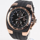 Fashion Business Gentleman Men Silicone Strap Quartz Analog Wrist Watch Intrigui
