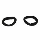 48PCS Black Elastic Rubber Hair Bands Ponytail Holders for Ladies