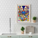 5D DIY Full Drill Diamond Painting Owl Embroidery Mosaic Kit Bedroom Decor