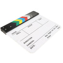 30x24.5cm Acrylic Movie Clapperboard Director Board TV Film Cut Action Scene