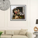 5D DIY Full Drill Diamond Painting Cross Stitch Embroidery (Dog Chef)