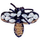 Handmade Rhinestone Bead Patches Bees Cool Fashion Sew On Crystal Beaded Pa