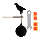 Funny Stainless Steel Hunting Shooting Target with Double Spinners Length 14cm