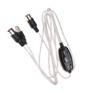 USB to MIDI PC to Music Keyboard Interface Converter Cable 2m