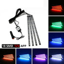 1PC Car Interior 5050 RGB SMD 72LED 12V LEDS SMD LED Strip Light +APP Controller