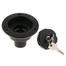 Locking Gas Tank Cap Fuel Filler Door Cover Universal fit Chemical Corrosion