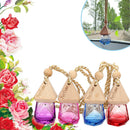 Red Printed Hanging Perfume Car Bottle Air Freshener Diffuser Fragrance Nice Pro