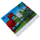 Dinosaur theme tablecloth disposable table cover for kids birthday party de OZ