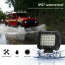 60W 6000LM 4 Inch Light Bar Work Light Spotlight LED Light Bar for Truck Dr