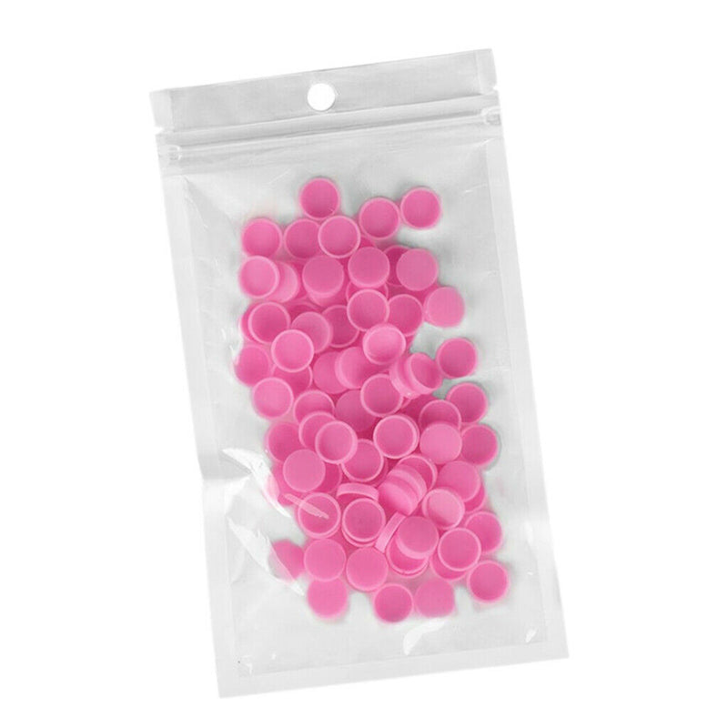 Lots 100 Eyelash Grafting Adhesive Glue Delay Holder  Cups 1cm