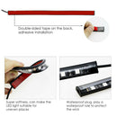 2pcs/set DC 12V LED Strip Auto Foot Ambient Light Atmosphere Kit (White) A