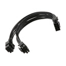 18AWG 20cm CPU Power Line CPU 8-Pin to Dual CPU 8P (4+4) Pin Y Splitter Cable