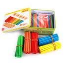 Wooden Toys for Children Mathematics Game Stick Math Numbers Counting Rods