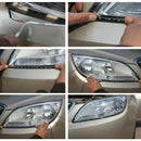 2x Cool White 12 LEDs 30cm/11.8" 5050 SMD LED Strip Waterproof Light 12V Ca D8M7