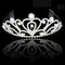 Fashion Wedding Party Bride Crown Rhinestones Headband with Comb Tiara Whit X2J4
