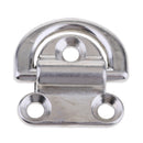 316 Stainless Steel Folding Pad Eye, 1.8" wide 5/16" ring for Boat