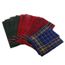 12x Mens Plaid Cotton Hankerchief Wedding Party Hankie Hand Towel 40x40cm