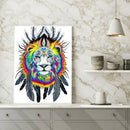 5D DIY Full Drill Diamond Painting Tiger Embroidery Mosaic Kit Wall Decor