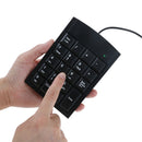 Wired USB numeric keypad mini number pad digital keyboard18keys for`Pro/MacBoME
