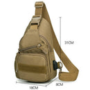 Portable Bag Crossbody Chest Pack Shoulder Sling Waterproof Backpack For Hi