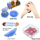Silicone Stretch Lids And Bowl Covers,The Perfect Combination,Reusable, Dur M6U5
