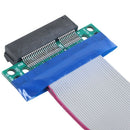 PCI-E 4X Slot Riser Card Extension Flexible Flex Relocate Cable V4R2