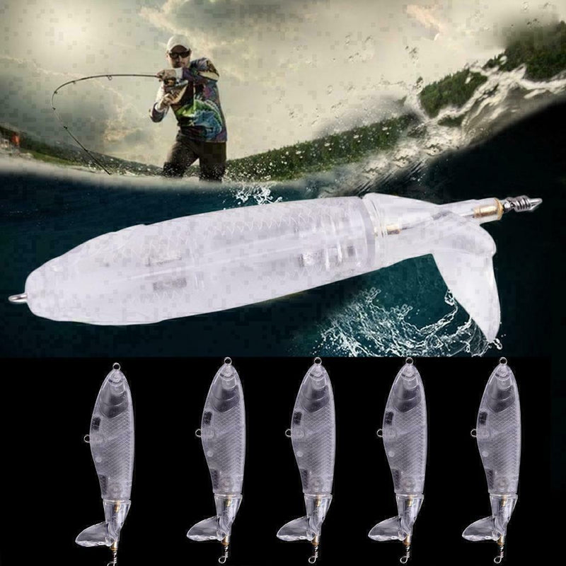 5pcs Unpainted Blank Lure Body 2 Sections Jointbait 105mm Lure 14.8g Q8N3 P A5C6