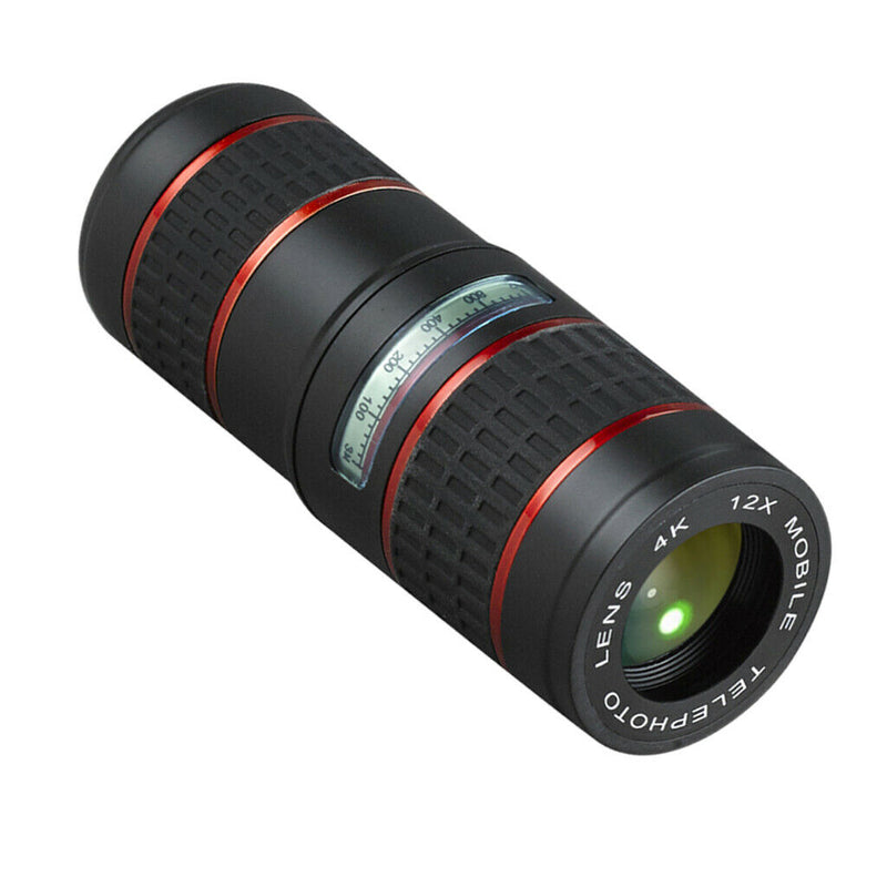 12x Optical Zoom Lens Telescope Telephoto Clip On For Mobile Cell Phone