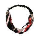 Fashion Summer Bohemian Cross Headband Scarf Elastic Hair Band Retro Floral