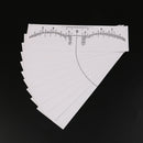 10x Tattoo Accesories Disposable Microblading Makeup Brow Eyebrow Guide Ruler  Z