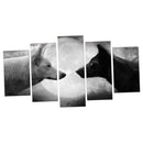 5pcs Abstract Home Canvas Prints Painting Artwork Wall Hanging Decor Wolf-S