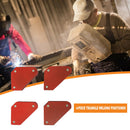 4pcs 45/90/135 Degrees Soldering Locator Magnet Welding Magnetic Holder