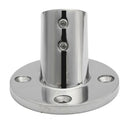 Stainless Steel Yacht Boat Hand Rail Fittings 60 Degree 22mm Round Base-Mar