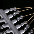 12pcs Bait Spikes with Silicone Ring for Carp Fishing Hair Rigs Hooks 15mm