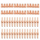 60pcs Red Copper Extended Long Plasma Cutter Tip Electrodes&Nozzles Kit Con