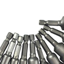 Hexagonal handle sleeve 9 sets  Chromium Vanadium Steel Durable fgd BTL