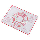 Baking Mats Silicone Cake Dough Kneading Rolling Non-Stick Sheet Red