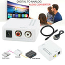 3.5mm Optical Coaxial Toslink Digital to Analog Audio Converter Adapter Cable