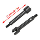 Metal Wheel Hubs for 1:24 Axial SCX24 90081 RC Crawler Cars with 4mm Widen Axle