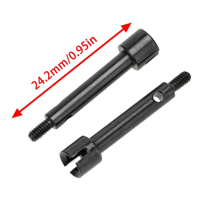 Metal Wheel Hubs for 1:24 Axial SCX24 90081 RC Crawler Cars with 4mm Widen Axle