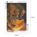 5D DIY Full Drill Diamond Painting Tiger Fish Cross Stitch Embroidery Kits