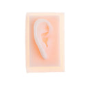 4 Pieces Silicone 1:1 Lifesize Ear Acupuncture Statue School Study Set