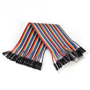 40PCS Dupont wire jumpercables 20cm 2.54MM male to female 1P-1P For Arduino JR
